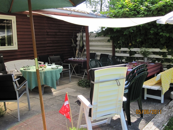 Sommertag auf der Terrasse