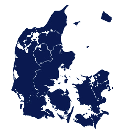 Ferienhaus in Dänemark Karte